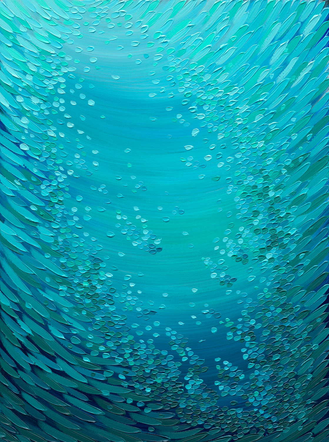 Morning Dive, Canvas Print